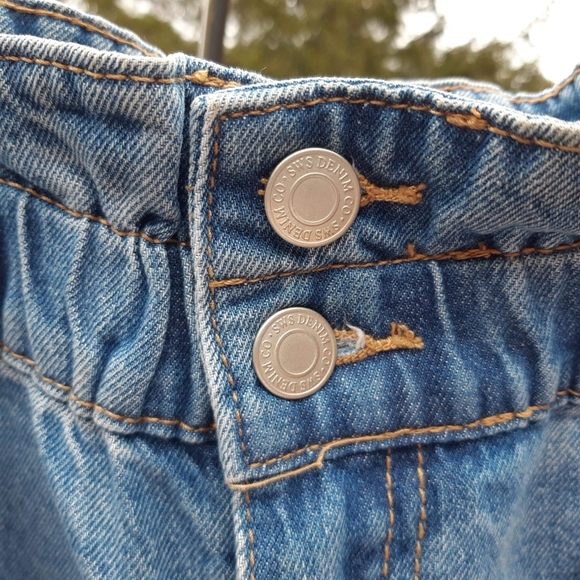 SWS Denim Co. Paper Bag Waist Cargo Jeans Size L - Picture 3 of 12